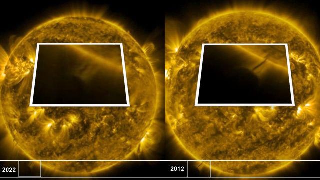 Sonne: An der gleichen Stelle wie vor 10 Jahren – ein Objekt beim Auftanken durch Aufsaugen von Sonnenplasma (Video)