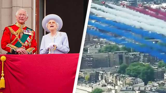 UFO während der Queen’s Jubilee Parade über dem Buckingham Palace gesichtet (Video)