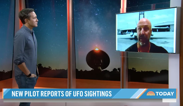 Pilot teilt Videos von seltsamen UFO-Sichtungen am Himmel (Video)