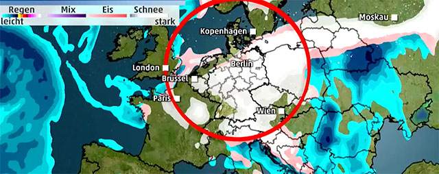 Deutschland in der Schneefalle: Tief bringt uns bis zu 20 Zentimeter Neuschnee