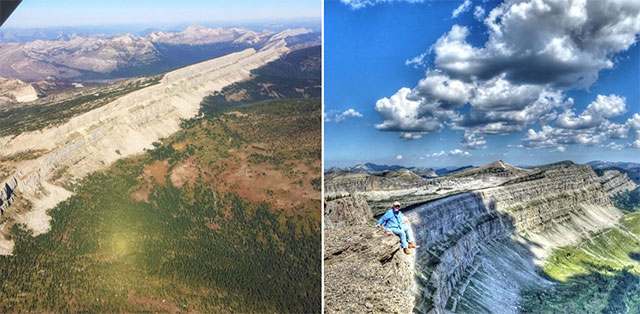 Die Große Mauer von Montana entstand durch einen 600 Meter Tsunami der Schlammflut im Jahr 1802 n. Chr