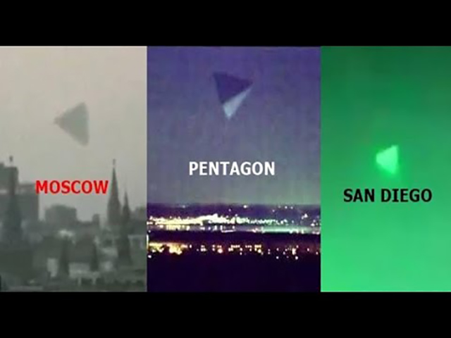 Wem gehören diese pyramidenförmigen UFOs, die im eingeschränkten Luftraum fliegen? (Video)