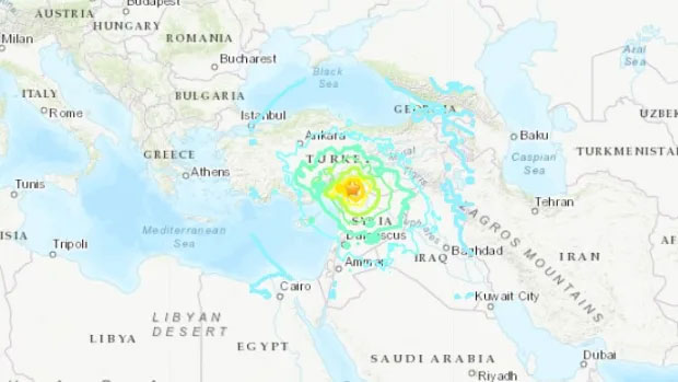 Mehrere schwere Erdbeben erschüttern Türkei und Syrien (Video)