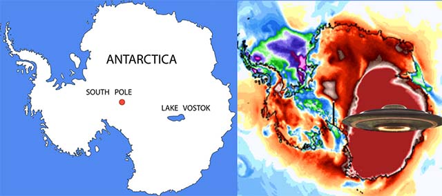 Erhitzt eine antike Weltraumarche die Antarktis auf?
