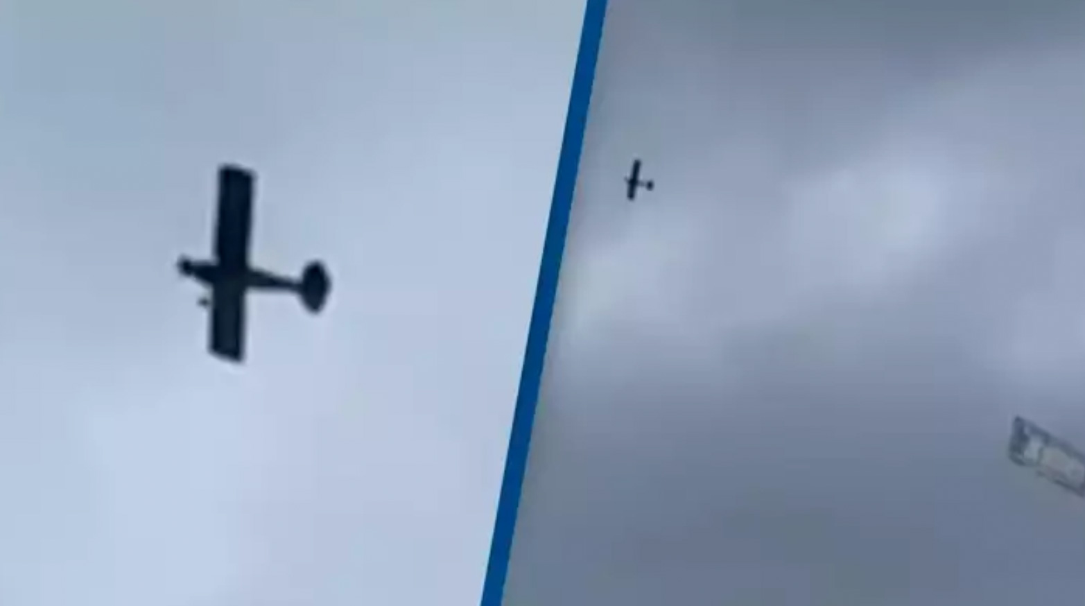 Die Leute entdecken einen „Fehler in der Matrix“, als das Flugzeug mitten in der Luft schwebt (Video)