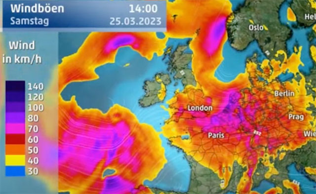 Wintereinbruch im März: Sturm Khusru stoppt Frühling (Video)