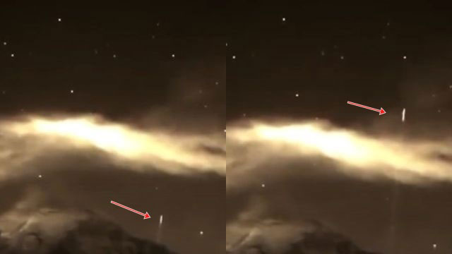 Zylindrisches UFO fliegt aus dem Vulkan Popocatépetl (Videos)