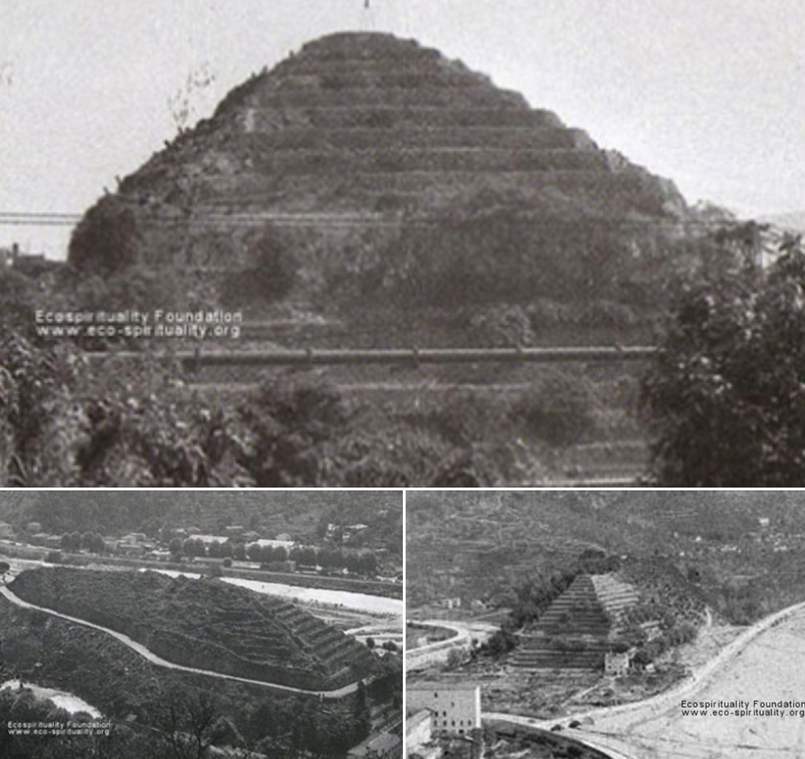 Die Pyramide bei Nizza und die abgerissene…