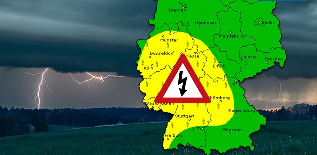 Starkregen und Sturm – kräftige Gewitter möglich