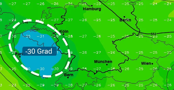 „Kaltlufttropfen“ beeinflusst das Wetter