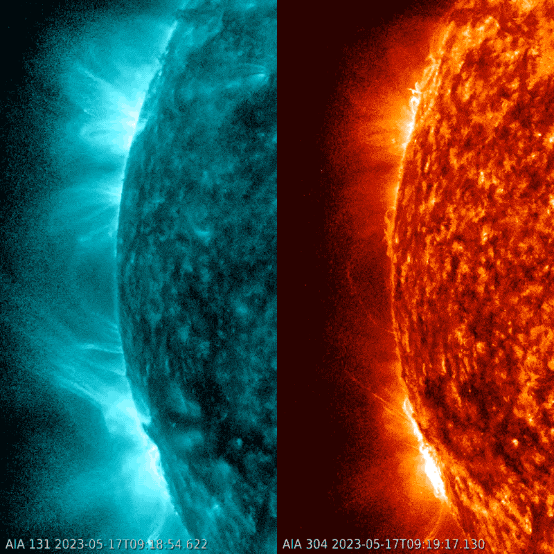 Sonnenaktivität: Am östlichen Rand nimmt die Aktivität zu – Magnetstürme sorgen bis 2025 für mehr Polarlichter und erhöhen das Risiko