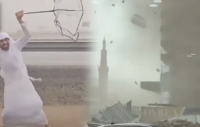 Dubai: Erst Regen selbst gemacht, dann sucht Wetterchaos den Wüstenstaat heim (Videos)