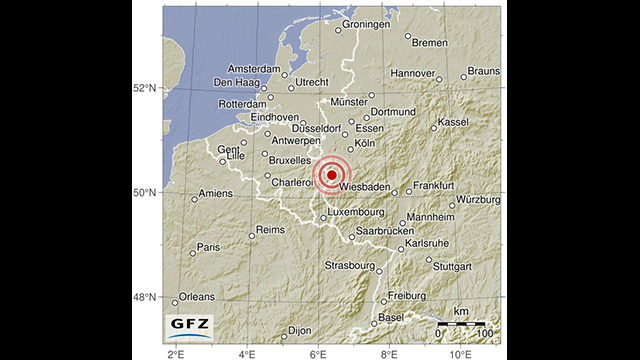 Vulkangebiet: Erdbeben bei Schleiden in Deutschland