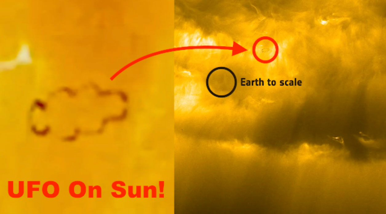 Getarntes UFO in der Nähe der Sonne in der höchsten Detailgenauigkeit aller Zeiten (Video)