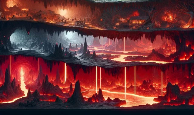 Infos aus der geistigen Welt: Magmaflutungen von Untergrundanlagen