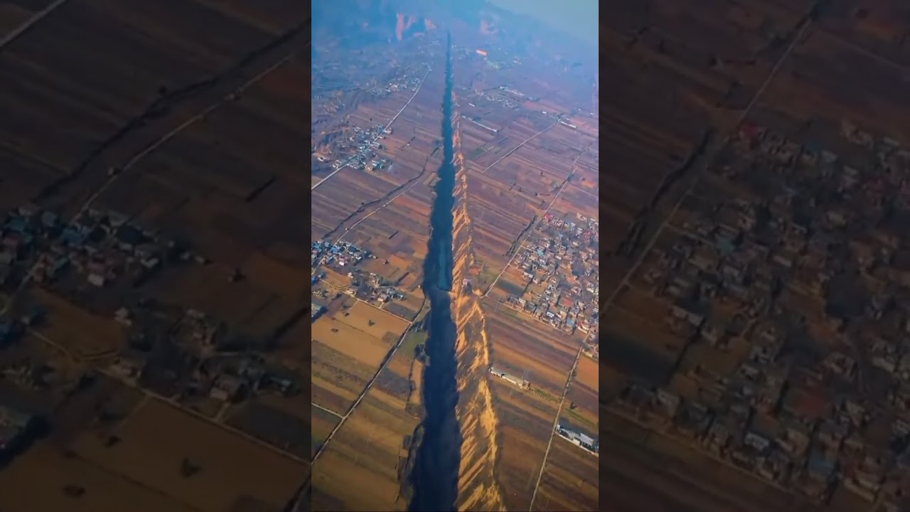 Ein 10 Kilometer langer Riss geht durch China (Video)
