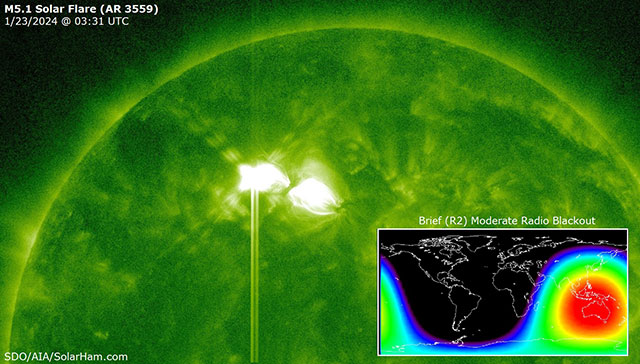 Sonne: Plasmafilament zerrissen! Erde droht Doppelsturm (Video)