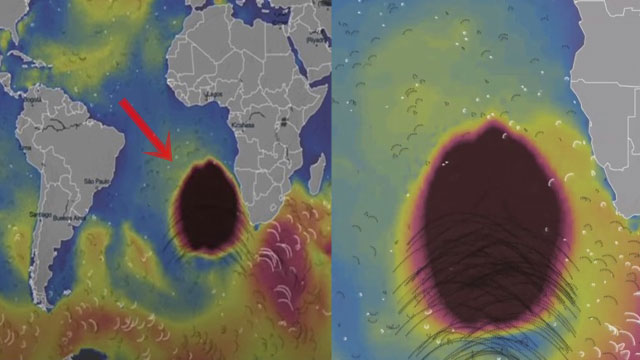 Unerklärliche Anomalie in der Nähe der Antarktis, die sich nach Norden bewegt und 25 Meter hohe Wellen verursacht (Videos)