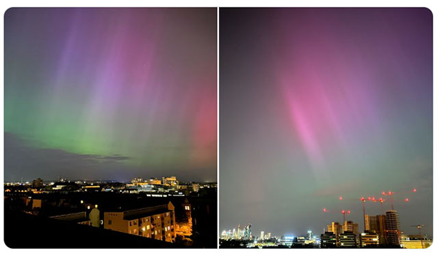 Polarlichter über Deutschland: Extremer Sonnensturm färbt den Himmel bunt
