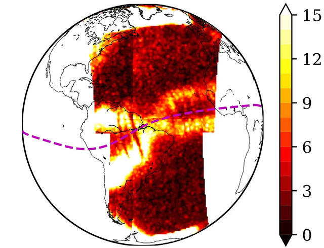 Ionosphären-Daten ausgewertet: Riesiges X in der Atmosphäre stellt Forscher vor Rätsel
