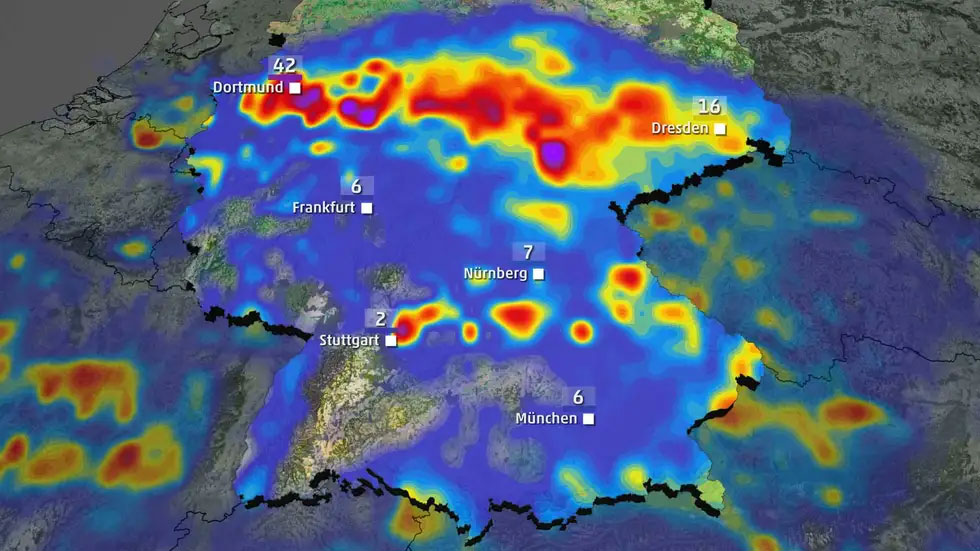 Gewitterlage und nochmal bis zu 50 Liter Starkregen am Donnerstag und Freitag