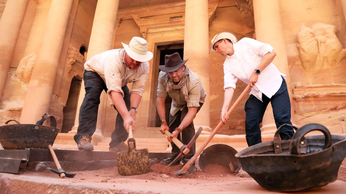 Geheimes Grab unter „Indiana Jones“-Drehort in Petra entdeckt