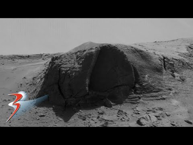 Curiosity Rover entdeckt mysteriöses scheibenartiges Objekt am Hang des Mars (Video)