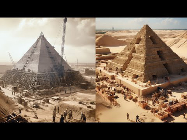 Studie: Beim Bau der ägyptischen Pyramiden wurden antike Hightech-Maschinen verwendet