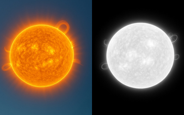 Unsere Sonne ist nicht gelb, sondern weiss!