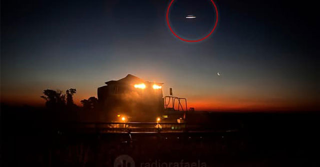 TV-Bericht: Glühende fliegende Untertasse in Argentinien fotografiert (Video)