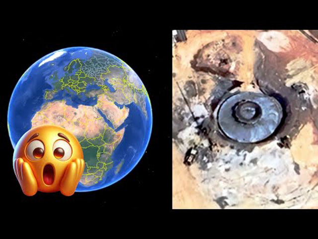 Was zum Teufel? Bergung eines UFO-Absturzes in der Sahara, Algerien auf der Google Earth-Karte (Video)