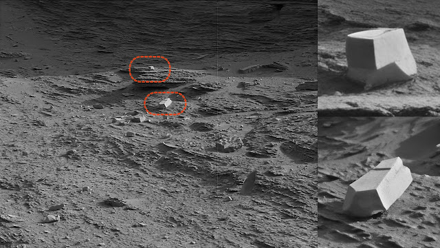 Wurden diese Marsgesteine ​​durch fortschrittliche Schneidetechnologie geformt?