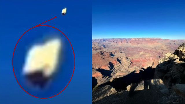 Hochgeschwindigkeits-UFO über dem Grand Canyon in Sekundenbruchteilen aufgenommen (Video)