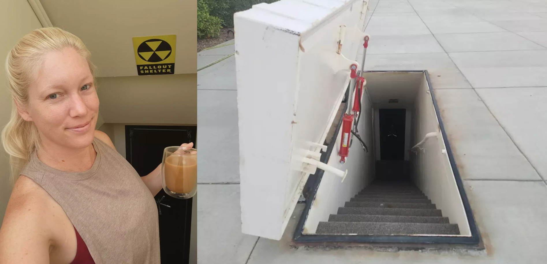 Frau, die in einem unterirdischen Bunker ohne Fenster lebt, verrät, wie viel sie lebt (Video)