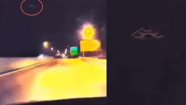 Klare UFO-Aufnahmen der Dashcam: Geheimes Flugobjekt oder außerirdische Präsenz? (Video)