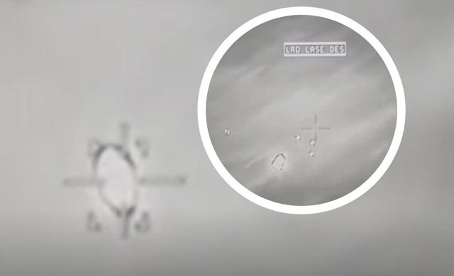 Hellfire-Rakete prallt in atemberaubendem UFO-Video, das dem Kongress gezeigt wurde, von mysteriöser Kugel ab (Video)