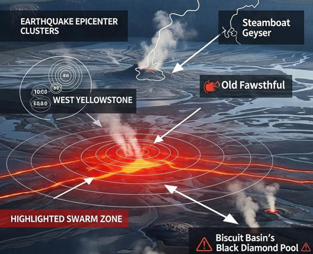Yellowstone Supervulkan zeigt erneut Anzeichen von Unruhe