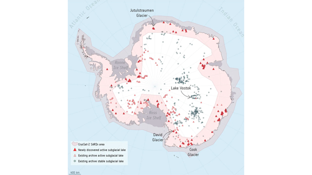 Wissenschaftler entdecken 85 „aktive“ Seen unter dem Eis der Antarktis