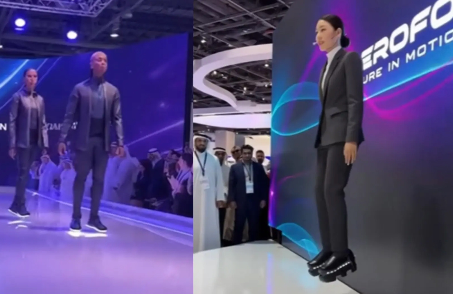 Ist Aerofoot echt? Nachricht Ist Aerofoot echt? Virale Behauptung zu Gitex 2029 Future in Motion im Video entlarvt Bekommt die Welt endlich Schuhe, die Menschen fliegen lassen? (Video)