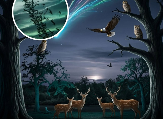 Am Himmel geschehen ungewöhnliche Dinge – und die Tiere haben es gemerkt