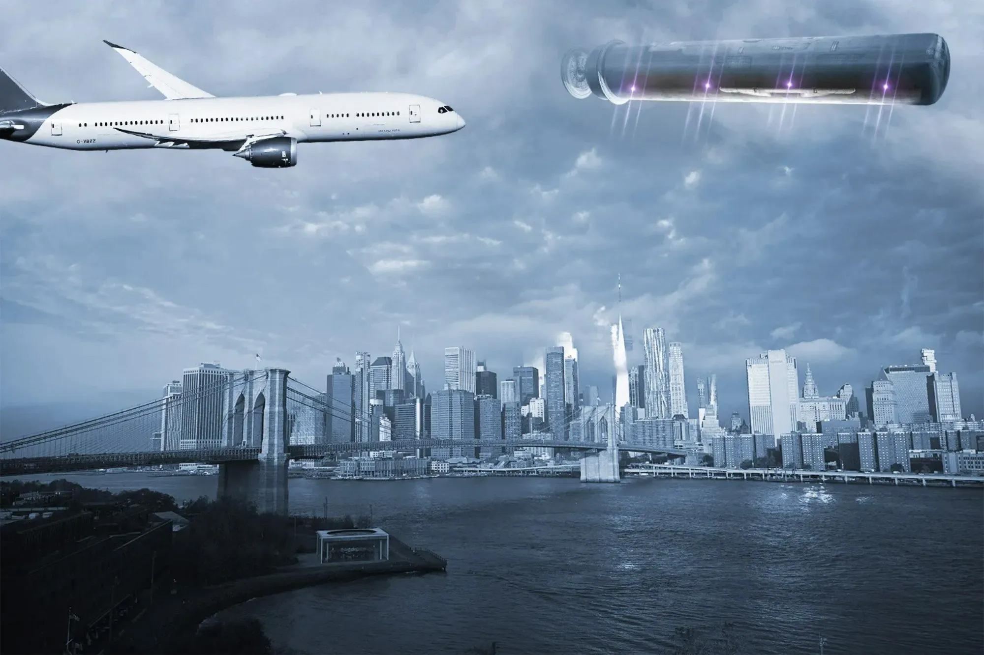 Pentagon sagt, ein UFO sei beinahe mit einem Passagierflugzeug über New York zusammengestoßen