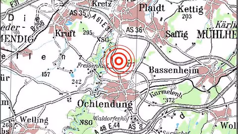 Stärkstes Beben seit 2023: Erdbeben in der Eifel – Menschen spüren Erschütterung