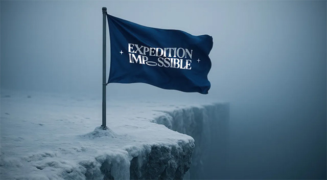 Sportartikelhersteller fordert Anhänger der Flacherde-Theorie heraus, den Rand der Erde zu fotografieren