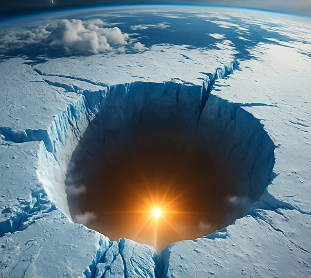 Der Eingang zu den Polen