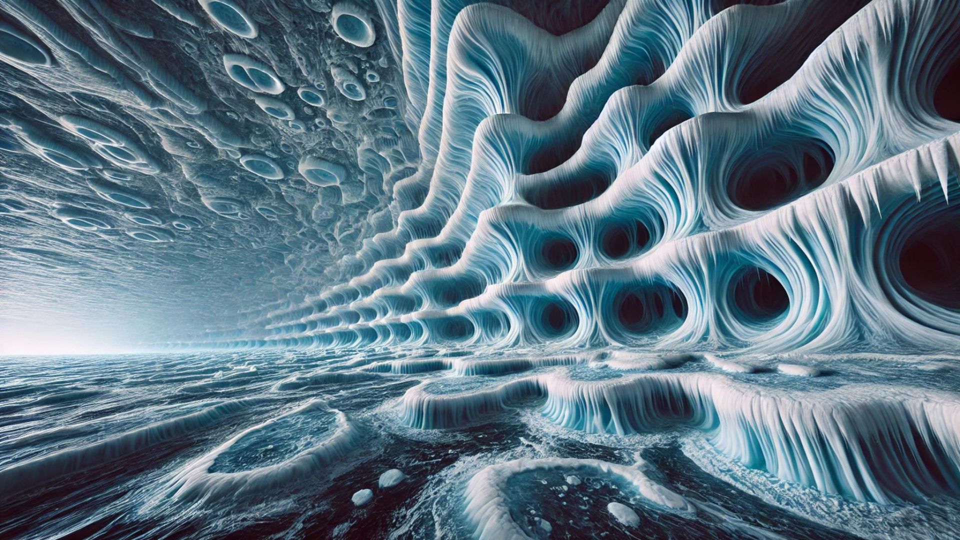 Mysteriöse Formen unter dem antarktischen Schelfeis entdeckt