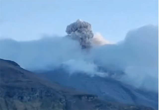 🌋 Vulkan Puracé in Kolumbien erwacht nach Jahrzehnten 🌋 (Video)