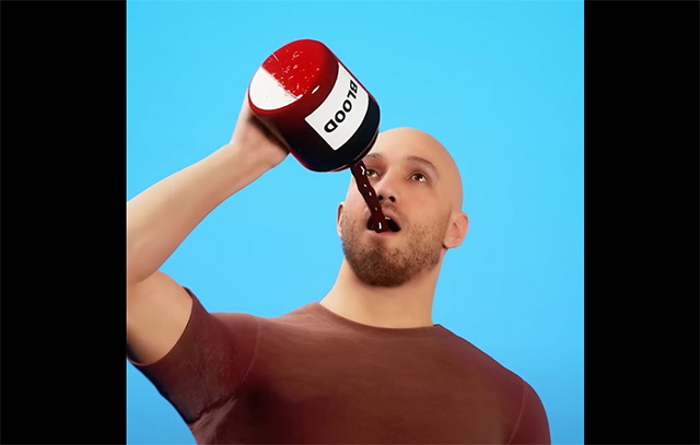 Eine beunruhigende Simulation zeigt, was mit Ihrem Körper passieren würde, wenn Sie nur Blut trinken würden (Video)