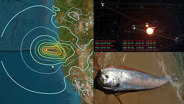 Riemenfisch wird in Kalifornien an Land gespült, während sich eine seltene Planetenkonstellation abspielt – Deuten alle Anzeichen auf ein schweres Erdbeben hin? (Video)