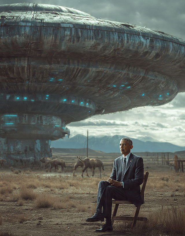 Obama sagt, Außerirdische existieren, aber sie werden nicht in Area 51 festgehalten (Video)