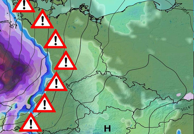 Arktische Polarfront rollt über Deutschland (Video)